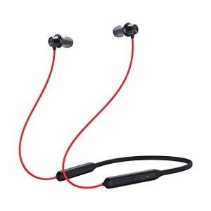 Oneplus Bullets Wireless Z Bass Edition Bluetooth in Ear Earphones with mic (Reverb Red)