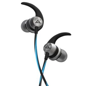 Boult Audio BassBuds X1 in-Ear Wired Earphones with 10mm Extra Bass Driver and HD Sound with mic(Blue)