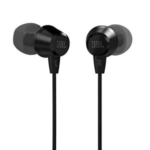 JBL C50HI Wired in Ear Earphones with Mic (Black)