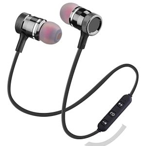 Magnet Bluetooth Wireless in Ear Earphones with Mic (Multicolor)…