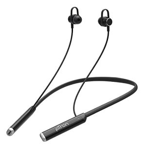 PTron Tangent Pro ENC Bluetooth Wireless in Ear Earphones with Mic (Black)