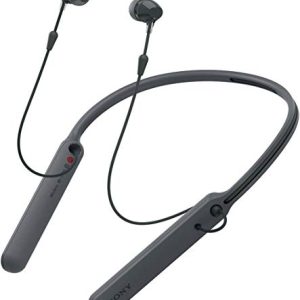 Sony WI-C400 Wireless in-Ear Neck Band Headphones with 20 hrs Battery Life, Light Weight, Bluetooth Headset with mic for Phone Calls, Vibration Notification, Work from Home, Tangle Free Cable (Black)
