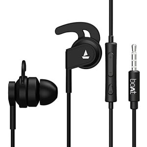 boAt Bassheads 242 in Ear Wired Earphones with Mic(Carbon Black)