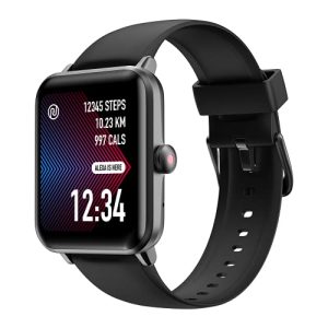 Noise ColorFit Pro 3 Assist Smart Watch with Alexa Built-in, 24*7 Spo2 Monitoring, 1.55" HD TruView Display, Stress, Sleep, Heart Rate Tracking (Jet Black)
