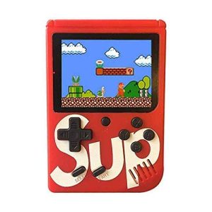 New World SUP Handheld Game Console,Classic Retro Video Gaming Player Colorful LCD Screen USB Rechargeable Portable Game Console with 400 in 1 Classic Old Games Best Toy Gift for Kids