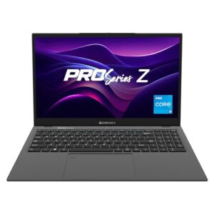 ZEBRONICS Newly Launched NBC 4S Core i5 12th Gen 1235U (16 GB RAM 3200MHz/ 512 GB M.2 SATA SSD/Windows 11 Home) 15.6” 1080p,Dolby Atmos, Type C Port, Fingerprint Sensor, 38.5Wh Battery (Space Grey)