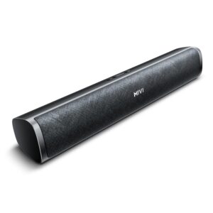 Mivi Fort Q26 Soundbar with 26W Bluetooth Soundbar, 2.0 Channel with 2 in-Built Full-Range Speakers, Multiple Input Modes, 6H Playtime, 2500mAh, Made in India soundbar for TV