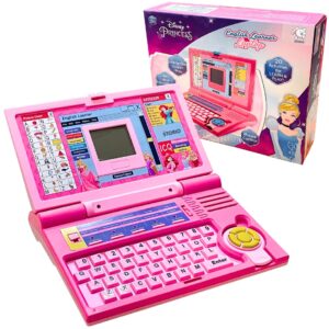 Storio Disney Princess Educational Laptop Computer Toy with Mouse | 1 Year Extended Warranty | Kids Above 3 Years | 20 Fun Activity Learning | Learn Letter Words Games Mathematics Music Logic Memory