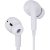 Ambrane Wired Earphones with in-line Mic for Clear Calling, 12mm Dynamic Drivers for BoostedBass™, 3.5mm Jack, Multi-Functional Controller (Stringz 74, White)