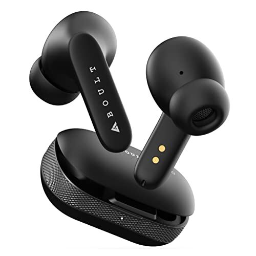 Boult Audio Z20 Truly Wireless in Ear Earbuds with Zen™ ENC mic, 40H Battery Life, Type-C Fast Charging, Made in India, 10mm Bass Drivers, Environmental Noise Cancellation, Bluetooth Ear Buds (Black)