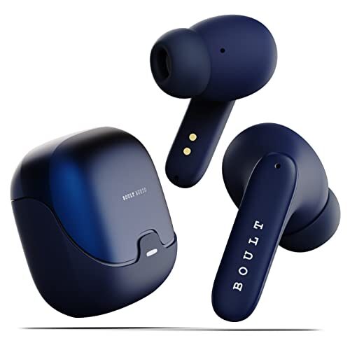 Boult Audio Z40 True Wireless in Ear Earbuds with 60H Playtime, Zen™ ENC Mic, Low Latency Gaming, Type-C Fast Charging, Made in India, 10mm Rich Bass Drivers, IPX5, Bluetooth 5.1 Ear Buds TWS (Blue)