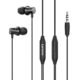 Lenovo HF130 Wired in Ear Earphone with Deep Base,10mm Dynamic Drivers,3.5mm Headphone with Mic Volume Control – (Black)