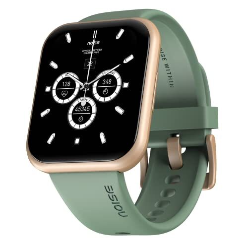 Noise ColorFit Ultra SE Smart Watch with 1.75″ HD Display, Aluminium Alloy Body, 60 Sports Modes, Spo2, Lightweight, Stock Market Info, Calls & SMS Reply (Lush Olive)