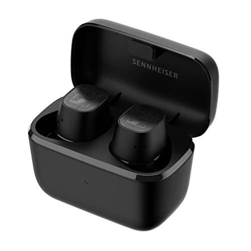 Sennheiser New ANC CX Plus True Wireless Special Edition Active Noise Cancellation, Bluetooth Headphone for Music & Calls, Customizable Touch Controls and 24-Hour Battery Life, Matte Black