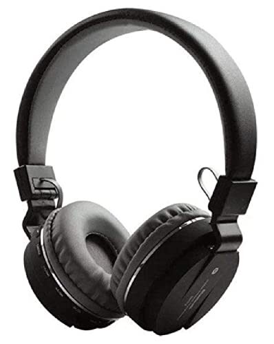 WORRICOW Bluetooth Wireless Foldable Over -The Ear Headphone, Button Control, inbuilt Microphone and SD Card Slot