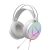 Zebronics Zeb-Blitz USB Gaming Headphone with Dolby Atmos, RGB LED, Windows Software, Simulated 7.1 Surround Sound, 2.4 Meter Braided Cable, Flexible mic, Padded Headband and Ear Cushions(White)