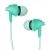 boAt Bassheads 100 T-Rebel Edition in Ear Wired Earphones with mic(Mint Green)