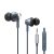 pTron Pride Evo HBE (High Bass Earphones) in-Ear Wired Headphones with in-line Mic, 10mm Powerful Driver for Hi-Fi Audio, Noise Cancelling Headset with 1.2m Tangle-Free Cable & 3.5mm Aux – (Grey)