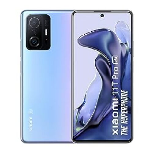 Xiaomi 11T Pro 5G Hyperphone (Celestial Magic, 8GB RAM, 128GB Storage) | SD 888 5G | 120 Hz True 10-bit AMOLED | 120W HyperCharge | 6 Months Free Screen Replacement for Prime